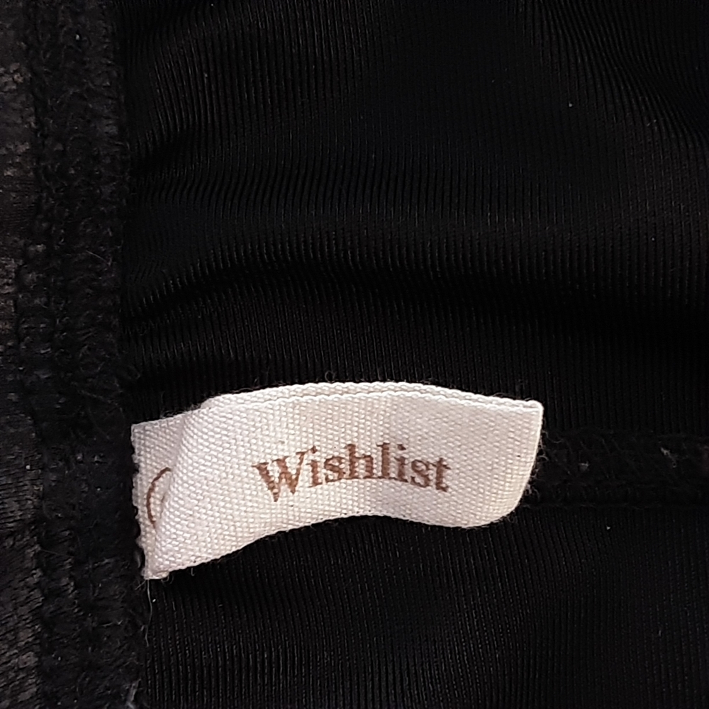 Wishlist Faux Black Leather Leggings - Picture 2 of 6